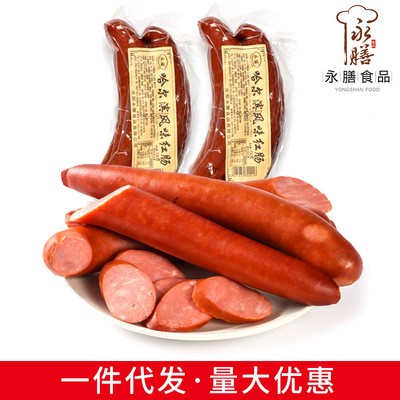 永膳食品哈爾濱紅腸115g東北特產(chǎn)肉類熟食下酒菜零食香腸熏腸代發(fā)
