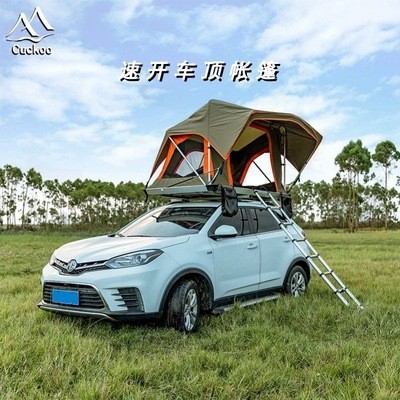汽車旅行車頂帳篷 全自動速開軟頂車載帳篷戶外可折疊自駕游裝備