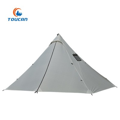 4人隔離防疫金字塔超輕戶外露營帳篷15D tent camping 廠家直銷