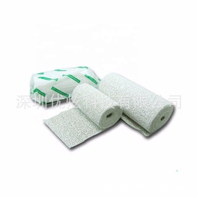 石膏繃帶 高強(qiáng)度粘膠型速干型 固定關(guān)節(jié)骨折矯形pop繃帶