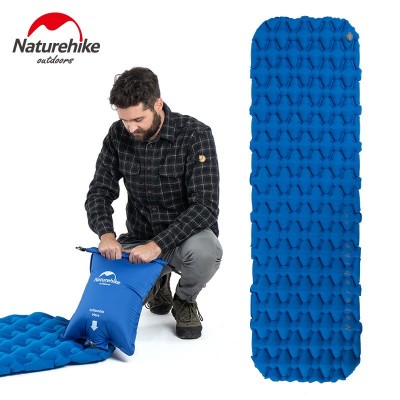 工廠直供 Naturehike挪客竹片式充氣墊加寬加厚防潮墊 可定制LOGO