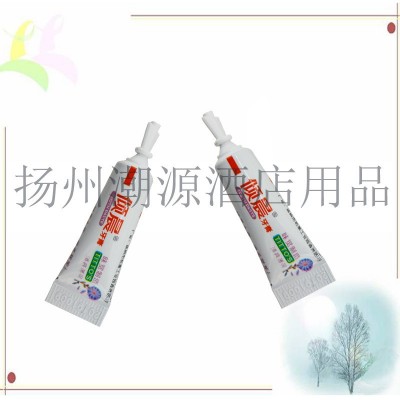 傾晨牙膏3g 開口笑牙膏 便宜一次性品牌小牙膏 酒店賓館旅用品
