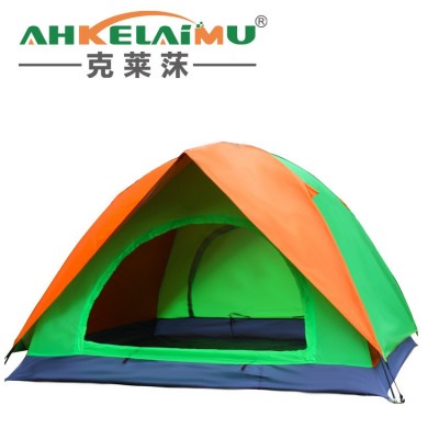 戶外用品 3-4人禮品帳篷雙人野營裝備 家庭休閑露營帳蓬套裝可OEM