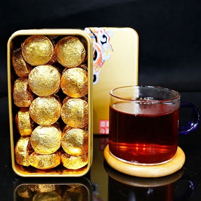 云南糯米香小沱茶新普號普洱茶熟茶普洱小金沱濃香型茶葉廠家批發