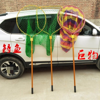 鋁合金鱘魚大抄網 加粗加厚青魚大抄網 巨物抄網直銷批發