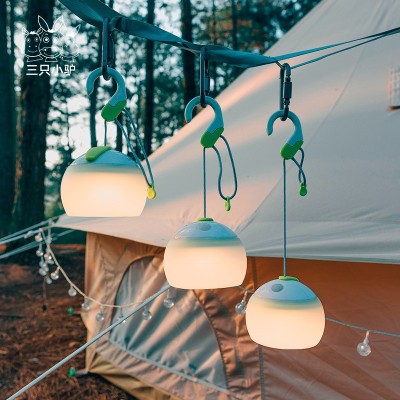 三只小驢露營燈LED帳篷燈充電野營超亮營地長續航戶外照明應急燈