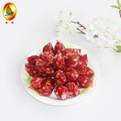 新港廣東特產臘肉棗腸廣式臘腸散裝大粒腸農家手工真空包裝500克
