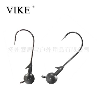 鎢樹脂鉤 鎢鋼鉛頭鉤 橄欖球路亞軟餌用鎢頭鉤 鎢樹脂jig 樹脂鎢