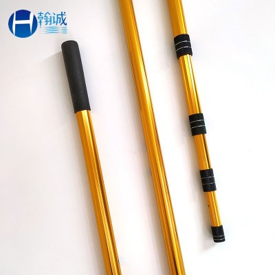 鋁合金伸縮抄網(wǎng)桿 競(jìng)技抄桿 雙重定位抄魚(yú)桿鋁合金抄網(wǎng)桿垂釣用品