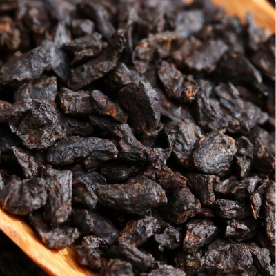 廠價批發云南普洱茶勐海大樹茶葉茶化石 500克熟茶茉莉花味碎銀子
