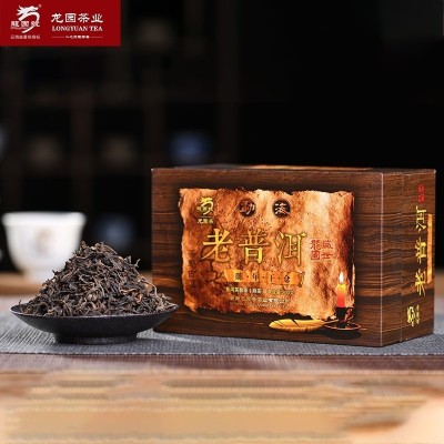 龍園號普洱茶  熟茶 勐海老普洱 陳年干倉老散茶 200g