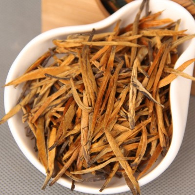 云南滇紅茶 2022年 理條大樹金針 鳳慶滇紅茶金芽 全單芽直條
