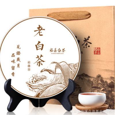 批發福鼎白茶老白茶陳年白茶茶餅壽眉自然陳化福鼎白茶茶餅350g