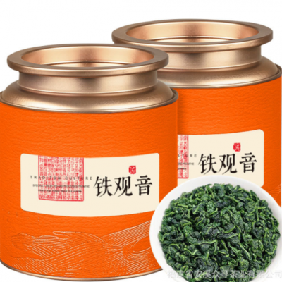 批發茶安溪鐵觀音茶葉高山烏龍茶新茶清香型耐泡送禮罐裝