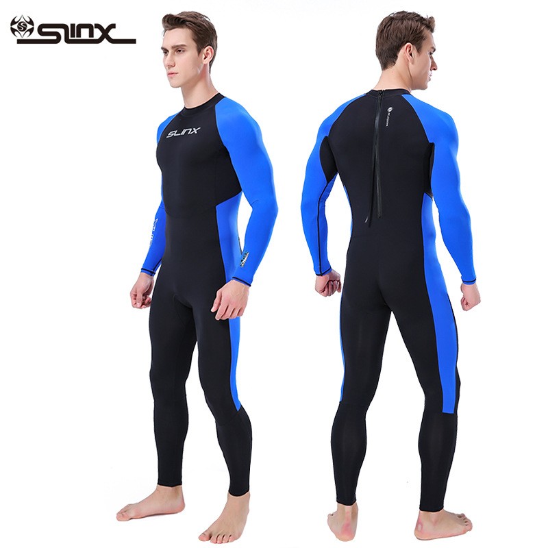 跨境萊卡潛水服男女SLINX薄款速干泳衣連體防水母沖浪防曬衣批發(fā)