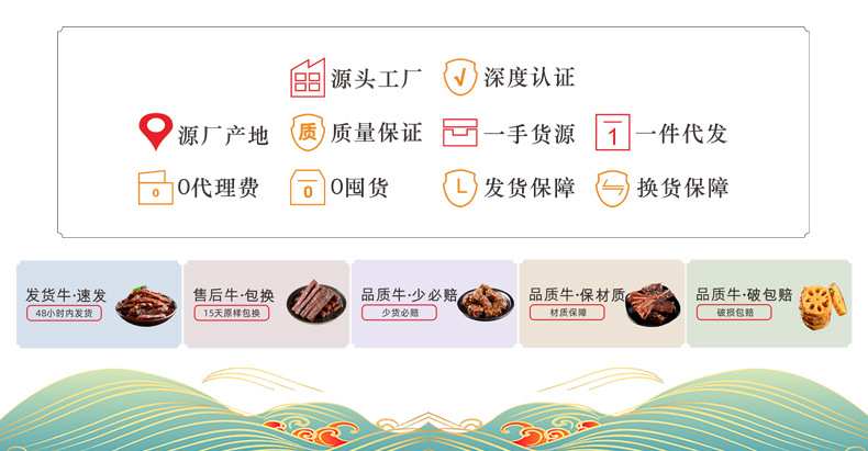 麻辣牛肉干80克鏈接海報2