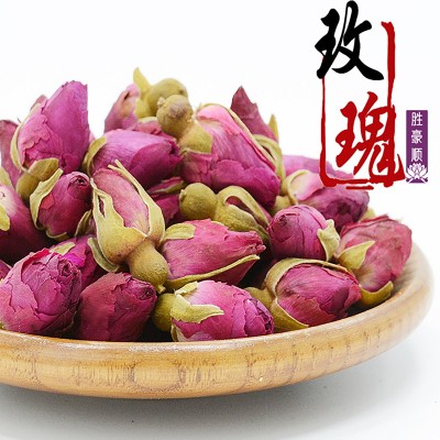 新貨勝豪批發(fā)散裝重瓣紅法蘭西山東平陰金邊蘭州玫瑰花茶墨紅