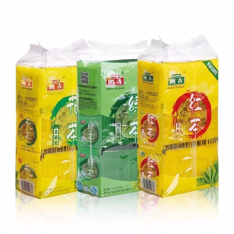 開古保鮮龍井綠茶100包云南紅茶茉莉花茶賓館酒店獨立小包茶葉