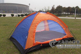雙層雙人帳篷 雙開門野營帳篷 休閑帳篷 牛津底部 防水好